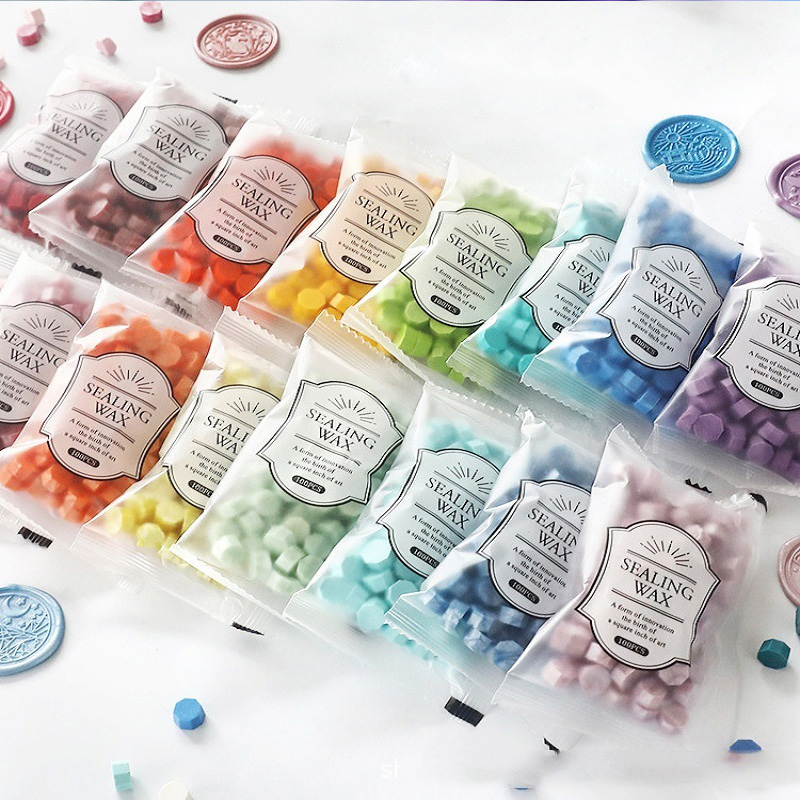 Wax Seal Stamp Kit - 100 Piezas de Perlas de Cera