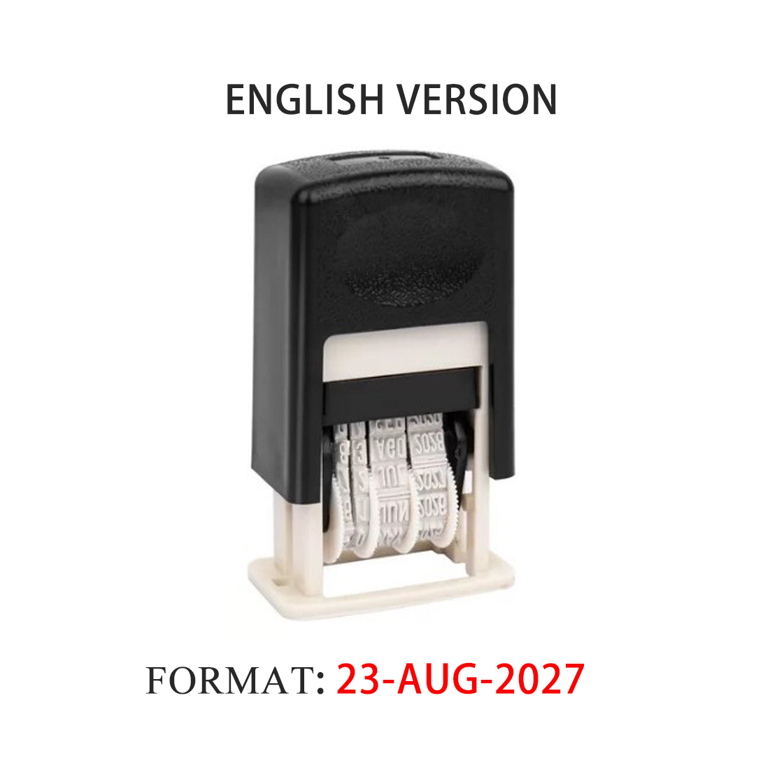 Self Inking Stamp - Sello de fecha autoinchintado para papel,