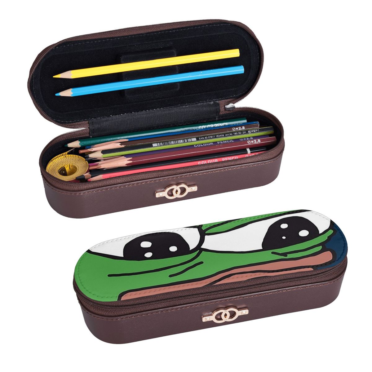Stationery Office And School Supply Stores - Estuche de Lápices de Cuero de