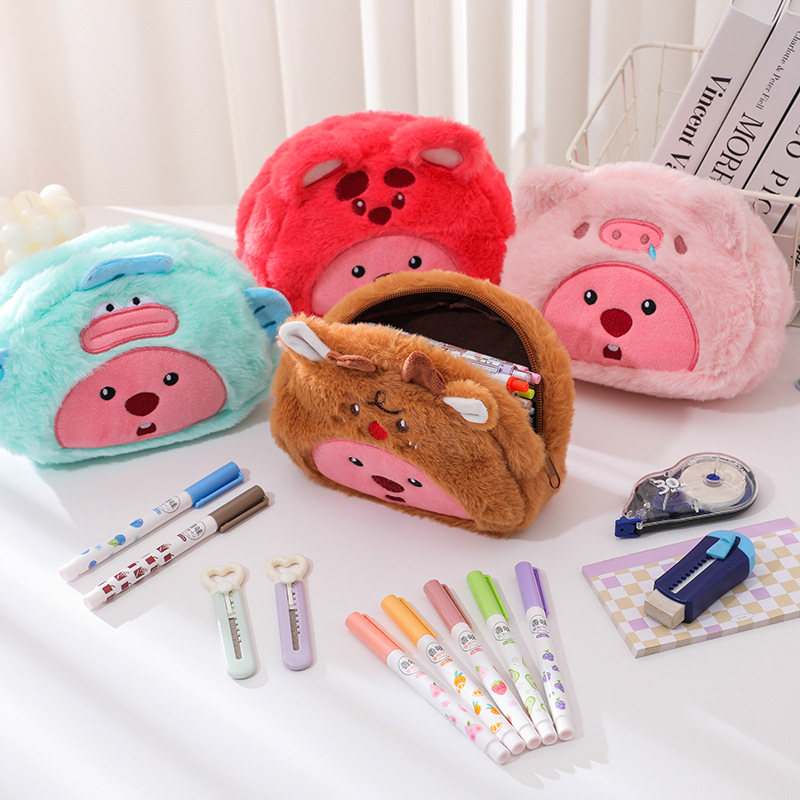 Pencil Case Large - Estuche de Lápices de Felpa con