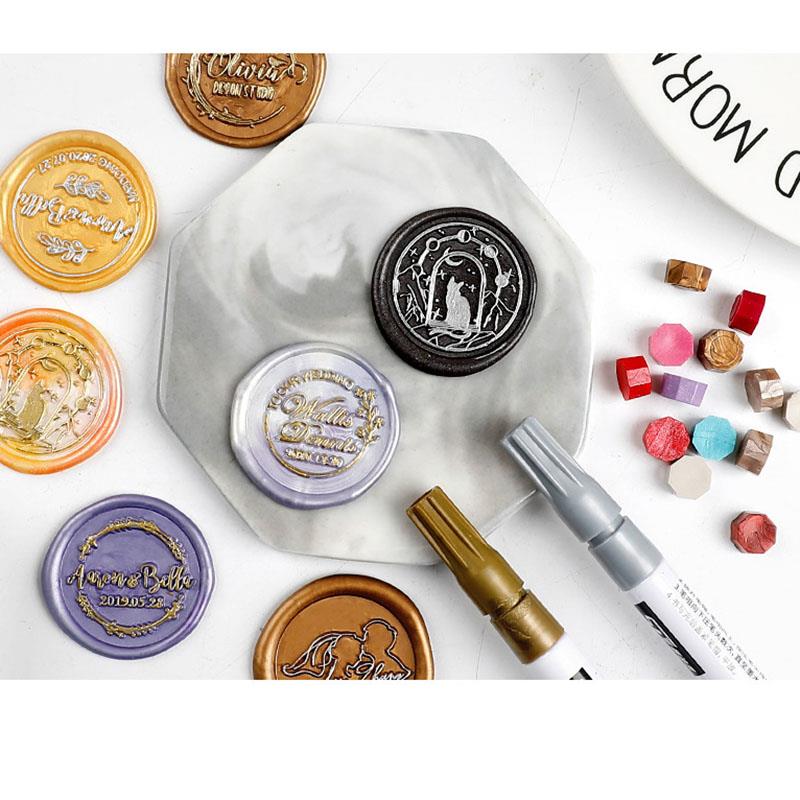 Cuentas de cera de sellado par - Wax Seal Stamp Kit reseña y precio