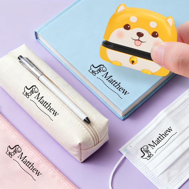 Sello de nombre lindo personal - Self Inking Stamp reseña y precio