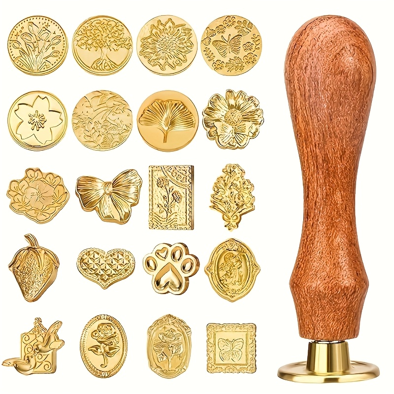 Juego de sellos de cera de 21  - Wax Seal Stamp Kit reseña y precio